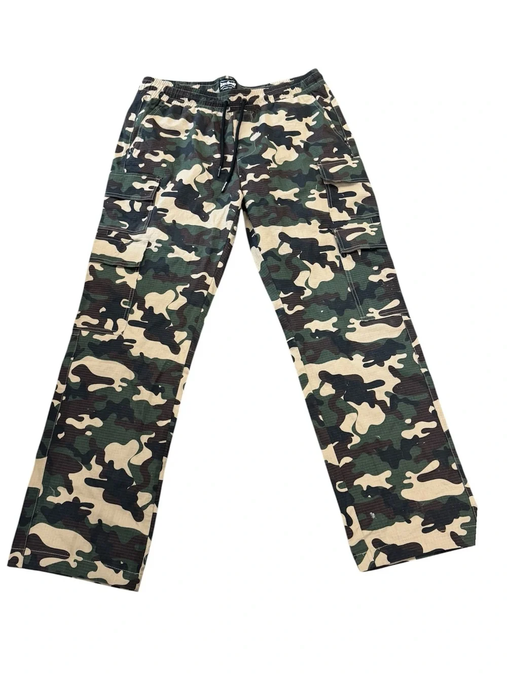 Men's Camouflage Cargo Pants - Green Camo